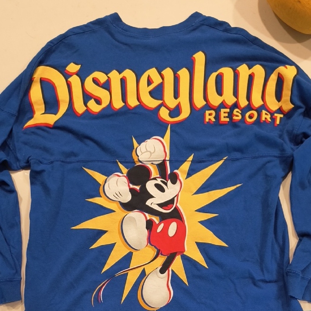 Disney Vibrant Blue Long Sleeve Tee with Mickey